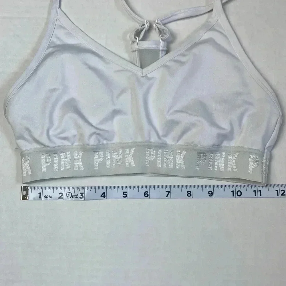 Pink Racerback light impact Sports Bra